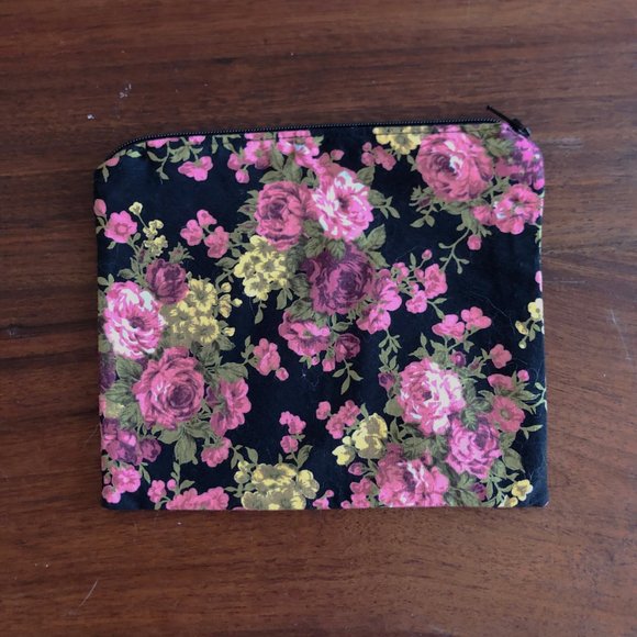 Lot 6 Handmade Zipper pouches bags Floral Lot C - Picture 10 of 14